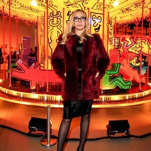 KHAITE Deep Red Teddy Jacket